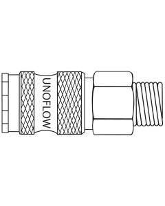 Tryckluftskoppling 1/4" hona utv. gänga