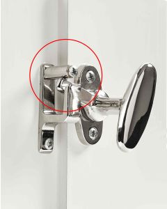 Fönstervredslås rör 20x8 mm med skruv