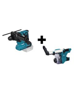 Makita Borrhammare DHR183Z (18V) Basic+dammuppsamlare