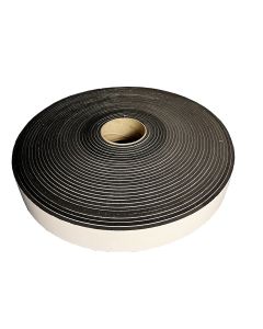 Gummilist Epdm/Neopren 5x50 mm självhäftande, SVART 20 m