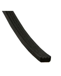 Kronlist 5x10 självhäftande, SVART 100 m