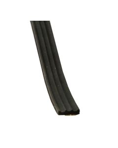 Kronlist 2x8 mm självhäftande, SVART 225 m