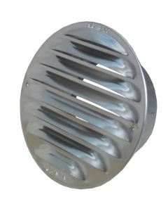 Metallgaller aluminium O 120 mm, med stos