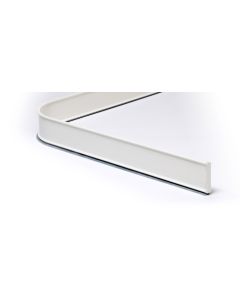 Duschsarg 92 x 92 x 92 cm, Vit