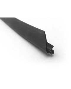 V-list 12 mm, sågspår SVART konsumentförp. 8 m