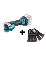 Makita Multiverktyg DTM52Z 18V + 5-pack blad 