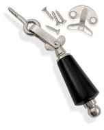 Fönsterlås 1329 förnicklad med hake och skruv