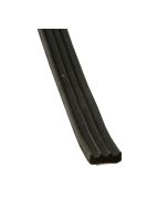 Kronlist 3x9mm Självhäftande, SVART 150m