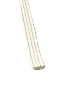 Kronlist 2x8 mm självhäftande, VIT 225 m