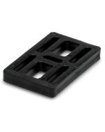 Montagekloss 50x10x80 mm Svart