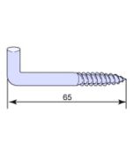Karmkrok 5690 65 mm förgylld, UTGÅR!