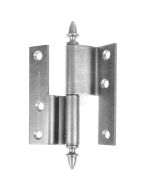 Gångjärn 5124 obeh. m. ollonknopp, höger