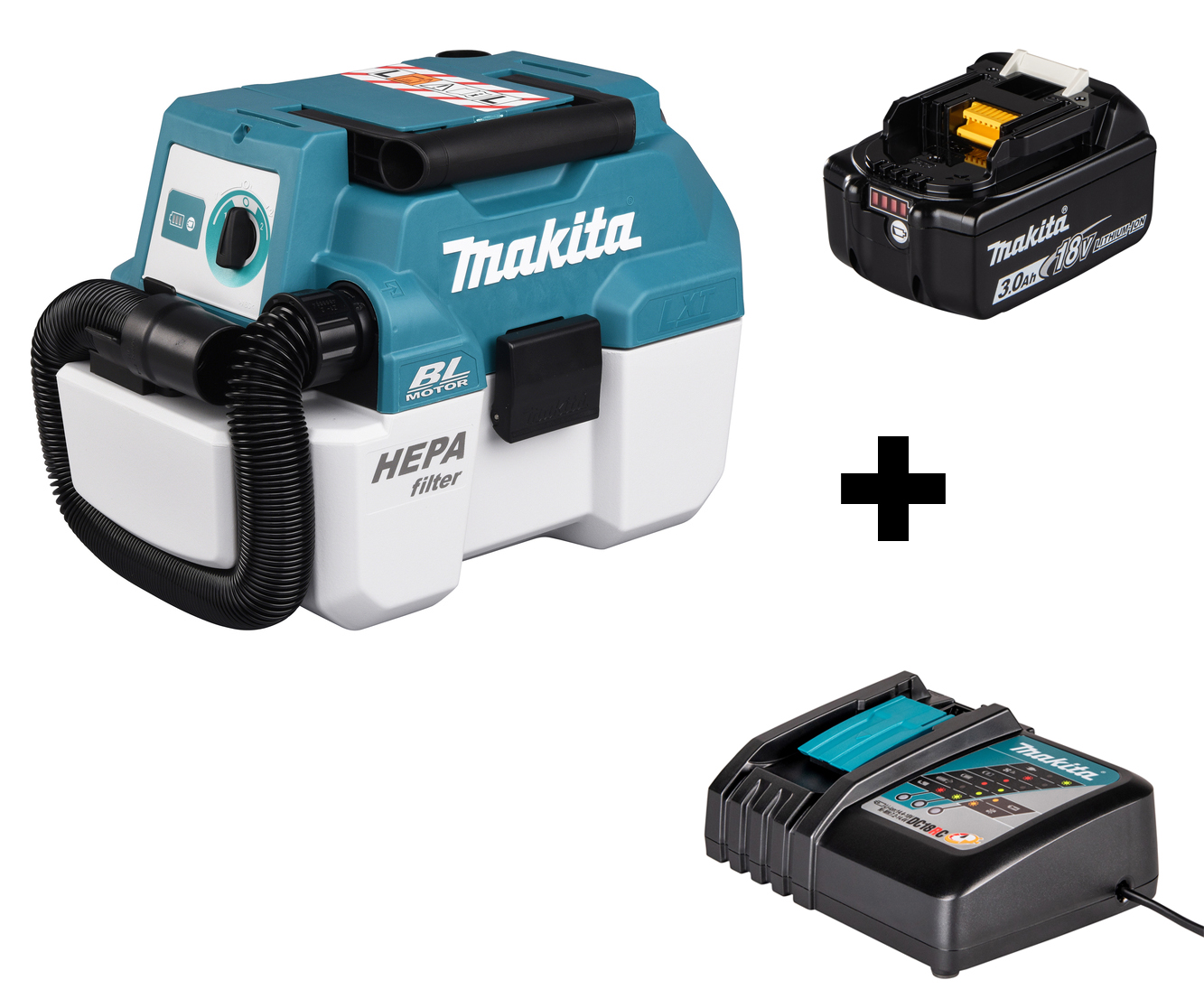 Product Image for Makita Dammsugare DVC 750 LZ 18V + laddare+batteri