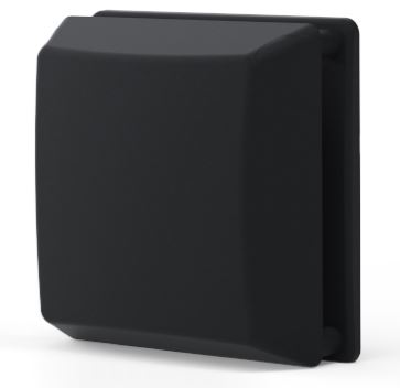 Product Image for Fresh Luftintag Tyfon 145x145mm, SVART