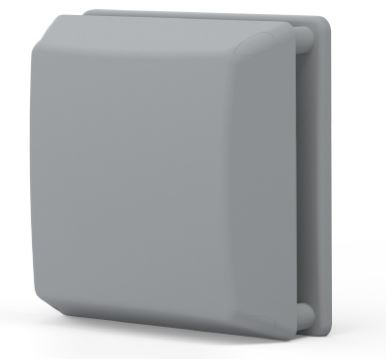 Product Image for Fresh Luftintag Tyfon 145x145mm, GRÅ