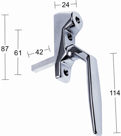 Product Image for Spanjoletthandtag 2164 cylinderlås, Höger UTGÅR!