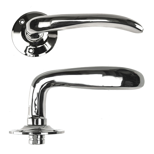 Product Image for Dörrtrycke 5517 förnicklad mässing, med skruv 