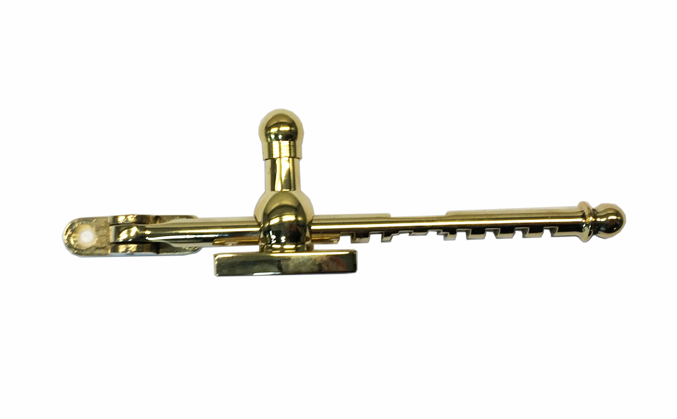 Product Image for Vädringsbeslag 1236 utåtgående, olackerad mässing