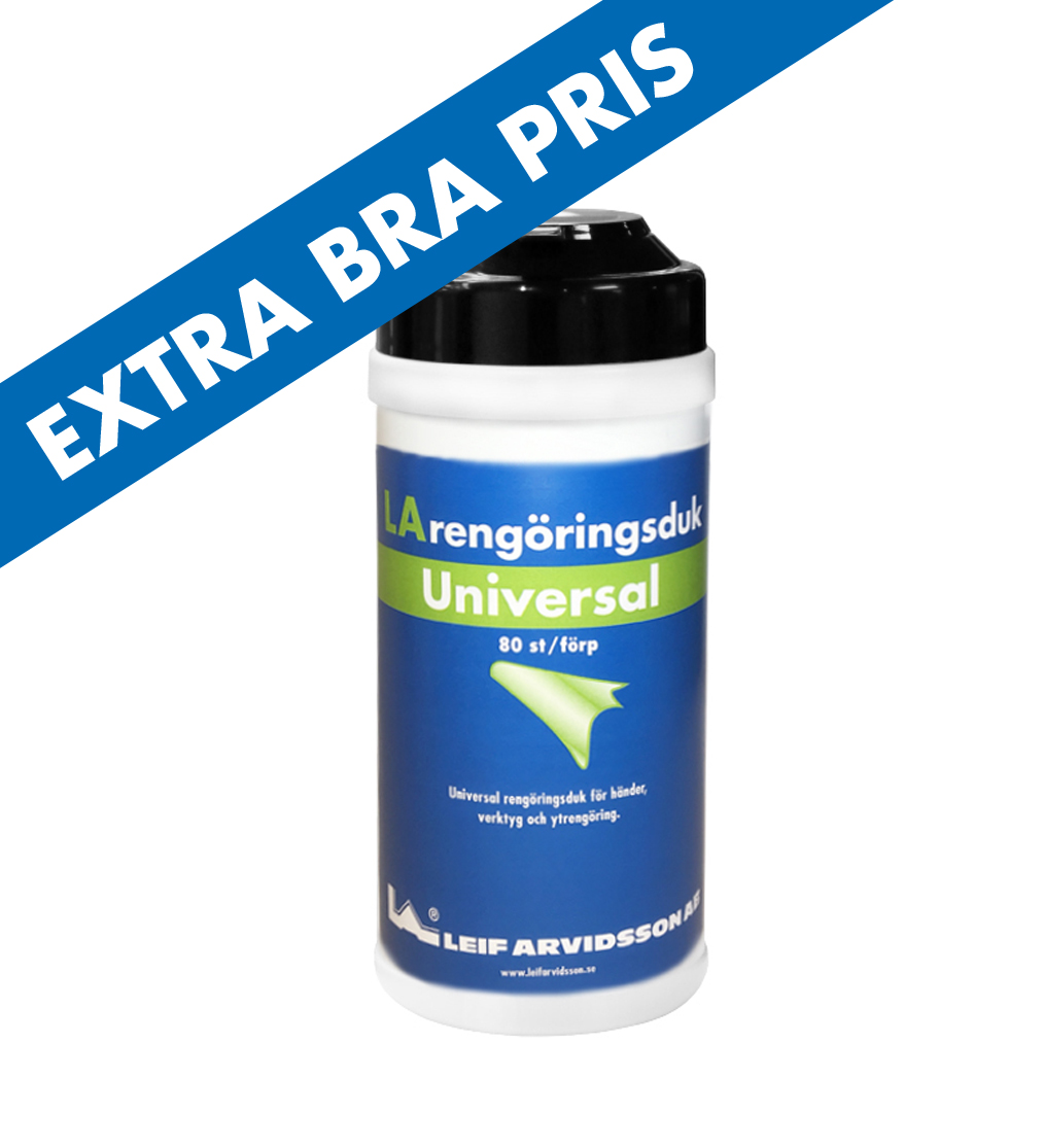 Product Image for Rengöringsduk Wipes LA, 80st per behållare