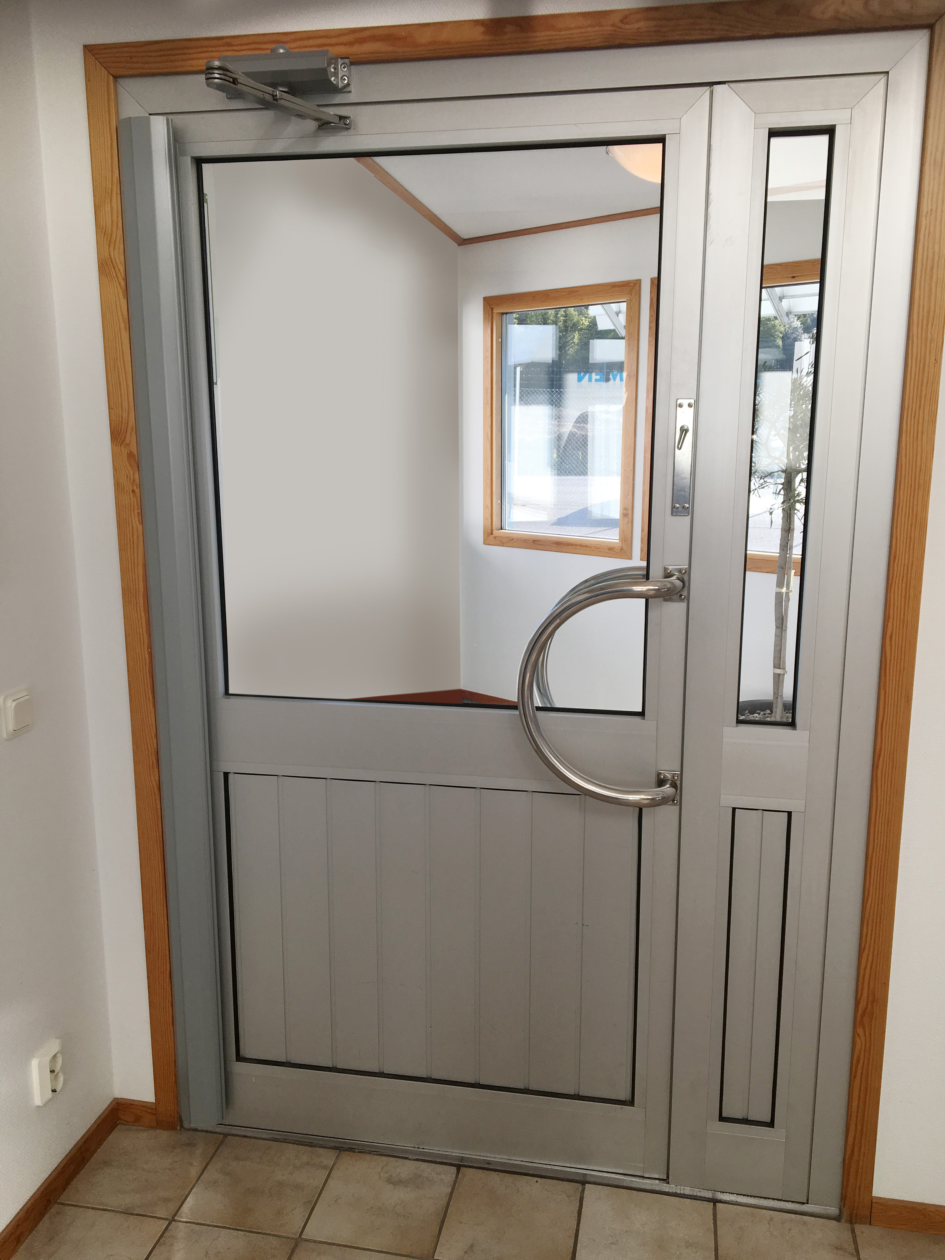 Product Image for Klämskydd innerdörr, 195 cm Silver/Grå