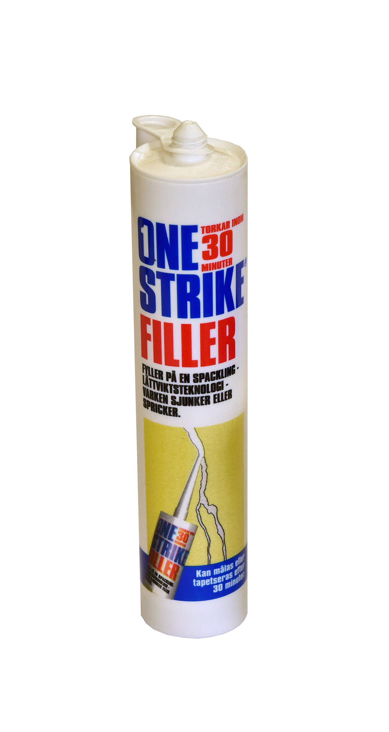 Product Image for One Strike Filler 0,3 patron (lättspackel)