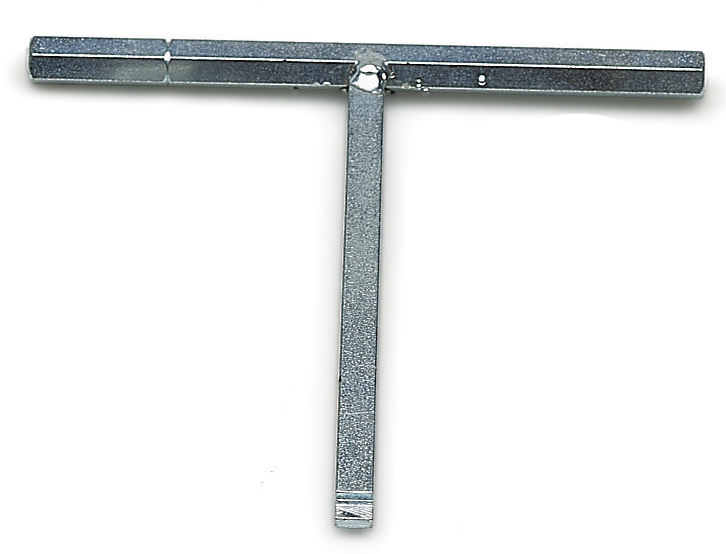 Product Image for T-nyckel med låsöppning för karmskruv 