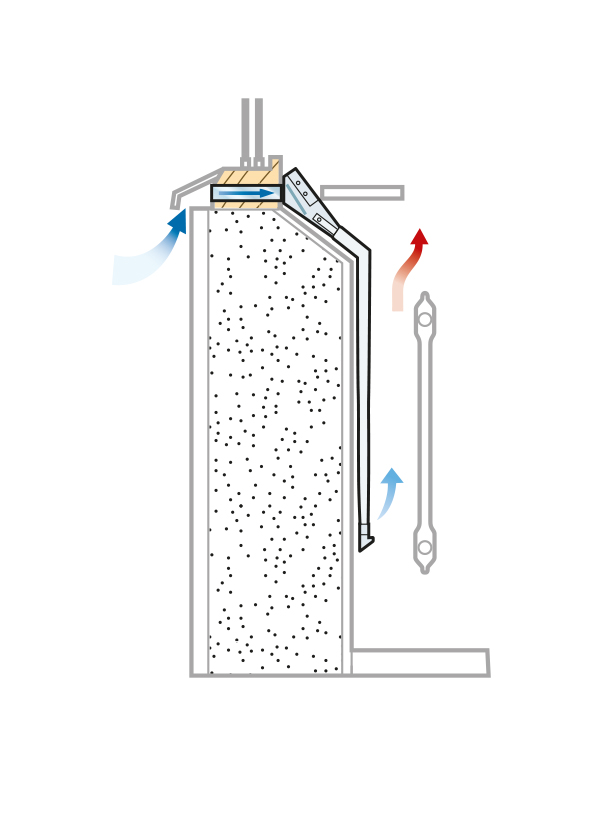 Product Image for Easy-Vent Flexi SVK-MK för sned vägg inkl filter