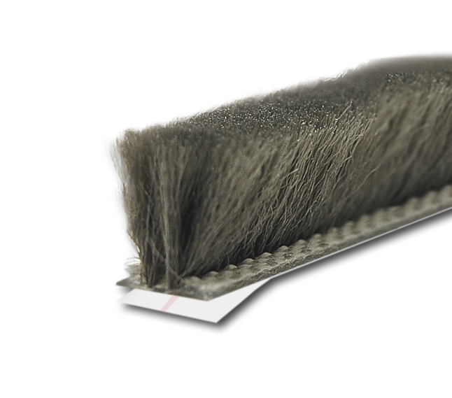 Product Image for Borstlist 6,8 x 7 mm, självhäftande GRÅ 225 m