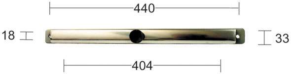 Product Image for Karmventil 90 Alu polerad gammal typ 440x33