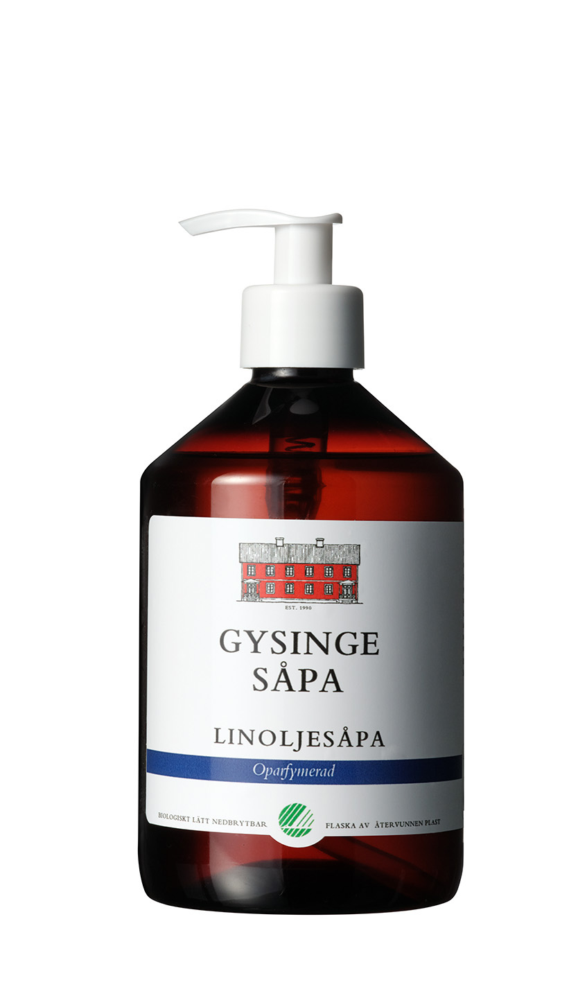 Product Image for Linoljesåpa flytande, pumpflaska, 500ml, Gysinge
