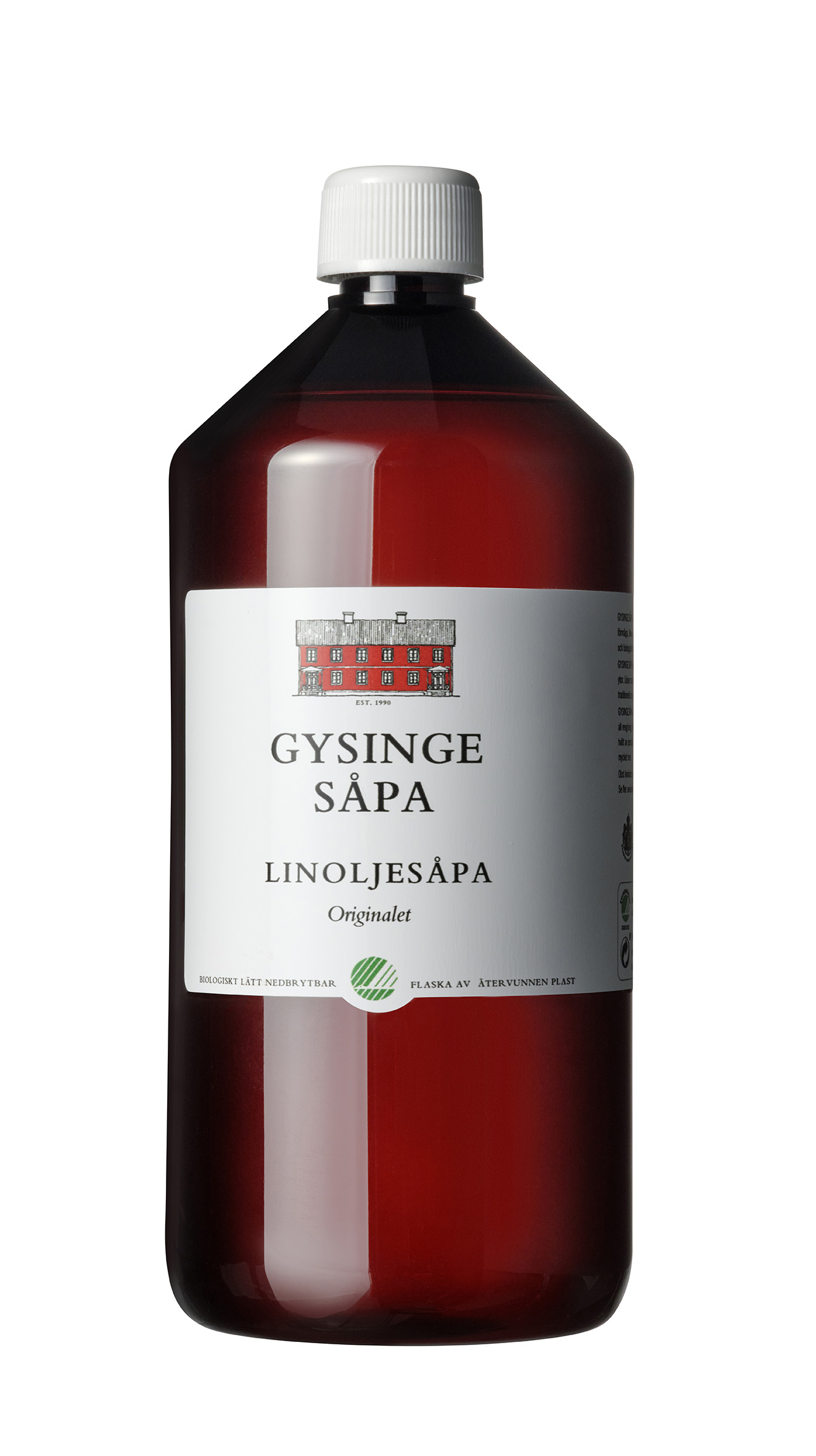 Product Image for Linoljesåpa flytande, refillflaska 1 l Gysinge