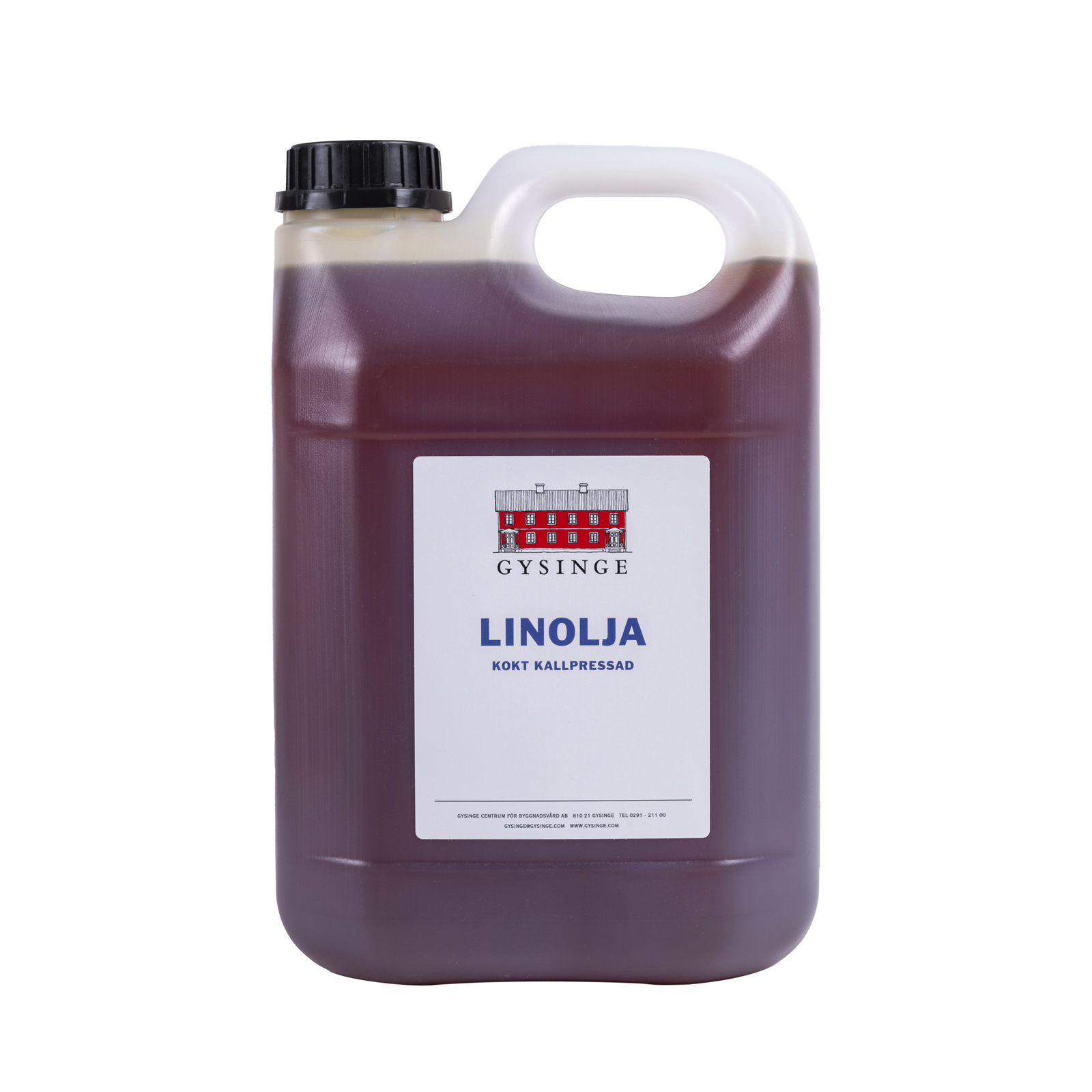 Product Image for Linolja kokt kallpressad, 5 l Gysinge