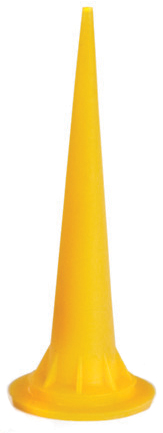 Product Image for Munstycke gul plast till 0,55 med fläns 14cm