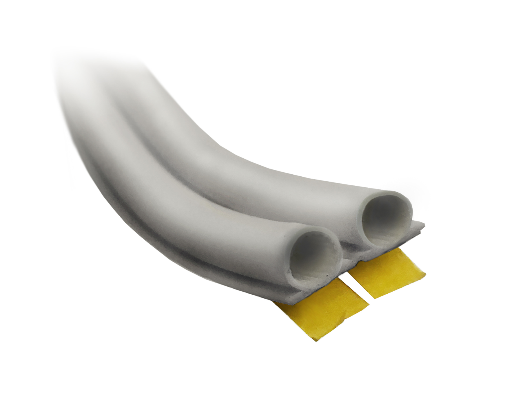 Product Image for Omega-list 7 mm, silikon GRÅ självhäftande 50 m