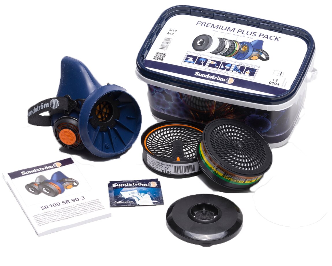 Product Image for Halvmask SUNDSTRÖM SR 100 M/L Premium Plus Pack