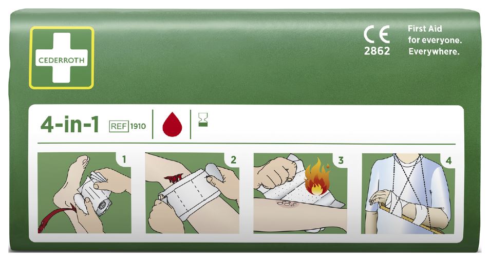 Product Image for Första Hjälpen Blodstoppare 4-in-1 Cederroth