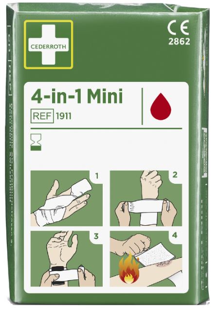 Product Image for Första Hjälpen Blodstoppare 4-in-1 mini Cederroth