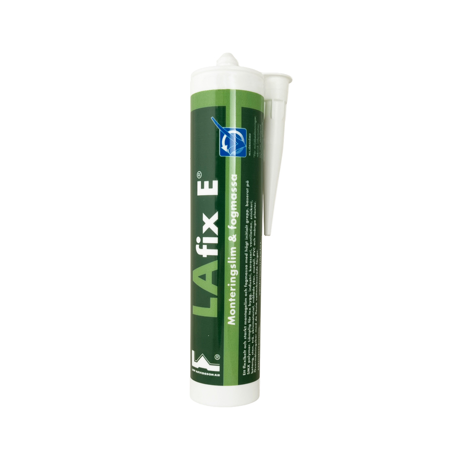 Product Image for LAfix E monteringslim SVART 290 ml 12/kart 