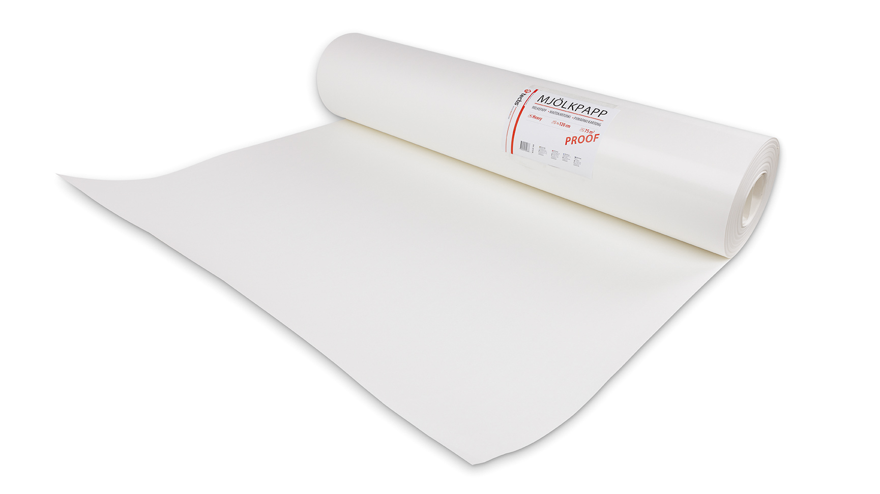 Product Image for Täckpapp mjölkpapp Plastad 120-130 cm,  75 m2 