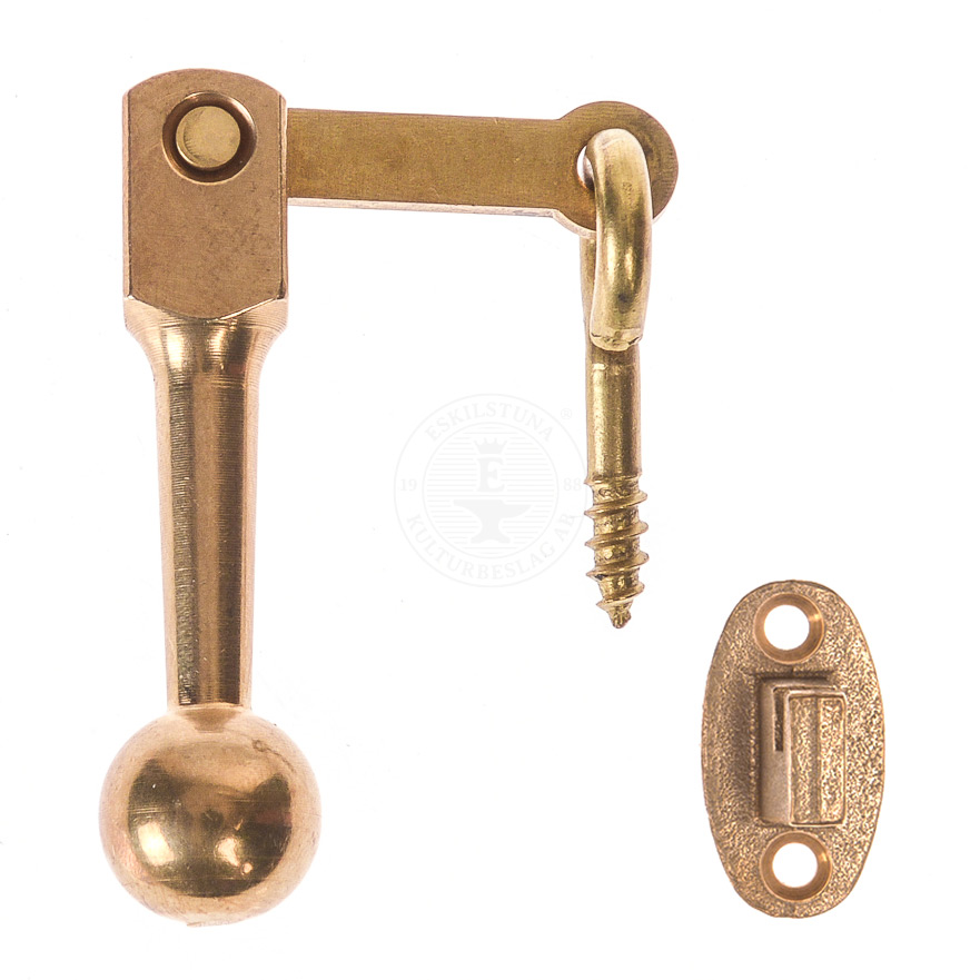 Product Image for Fönsterlås 5099Ö mässing, med ögla och hake