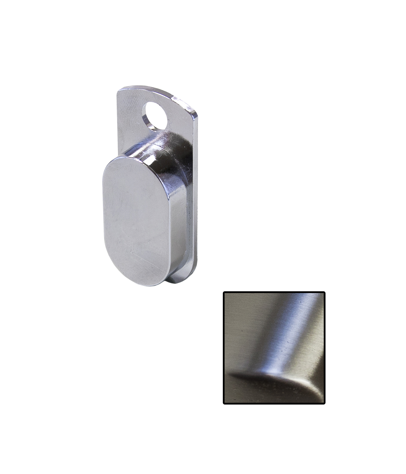 Product Image for Behör Täckbricka långskylt Borstad Förnicklad